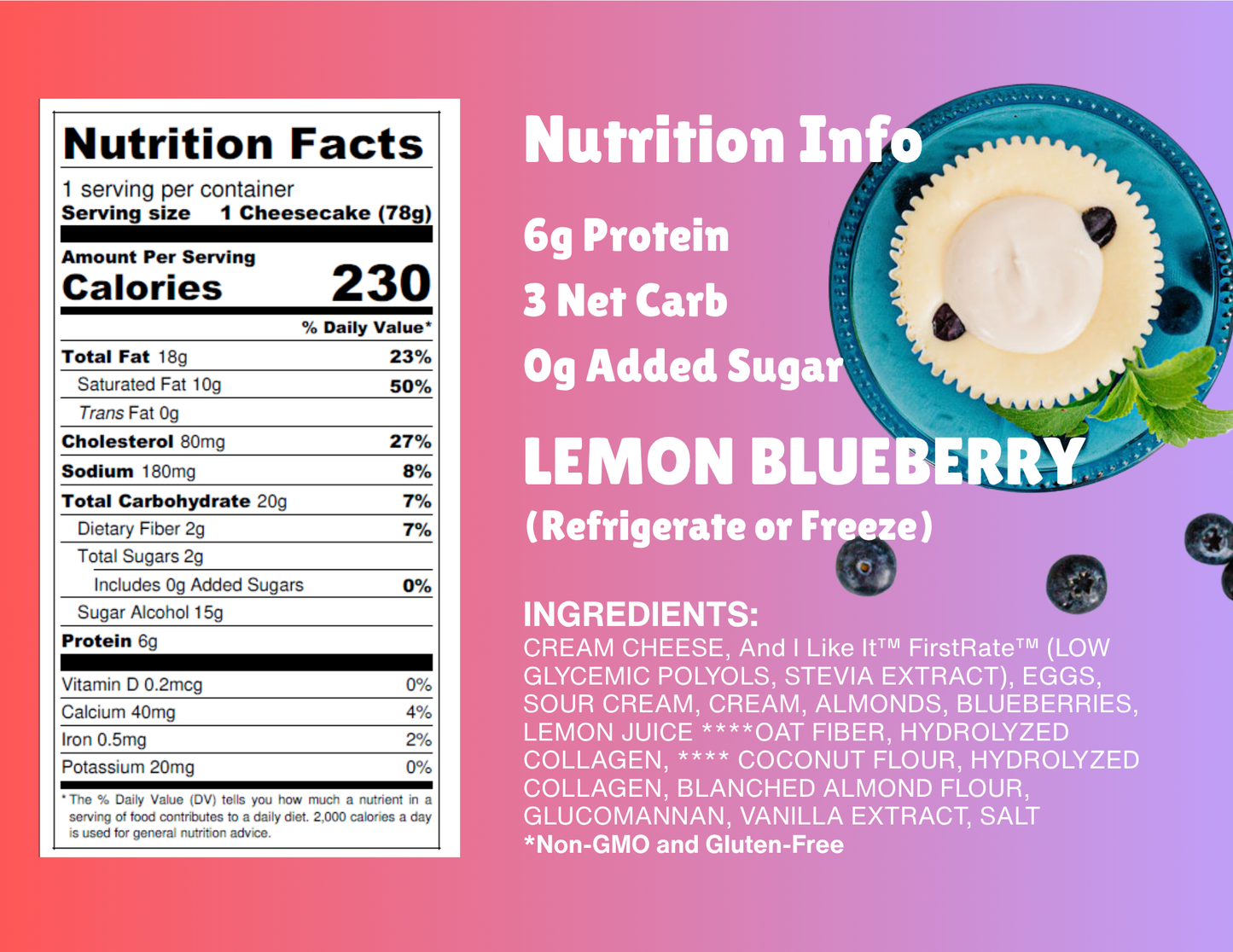 Fruit Pack with Lemon Blueberry