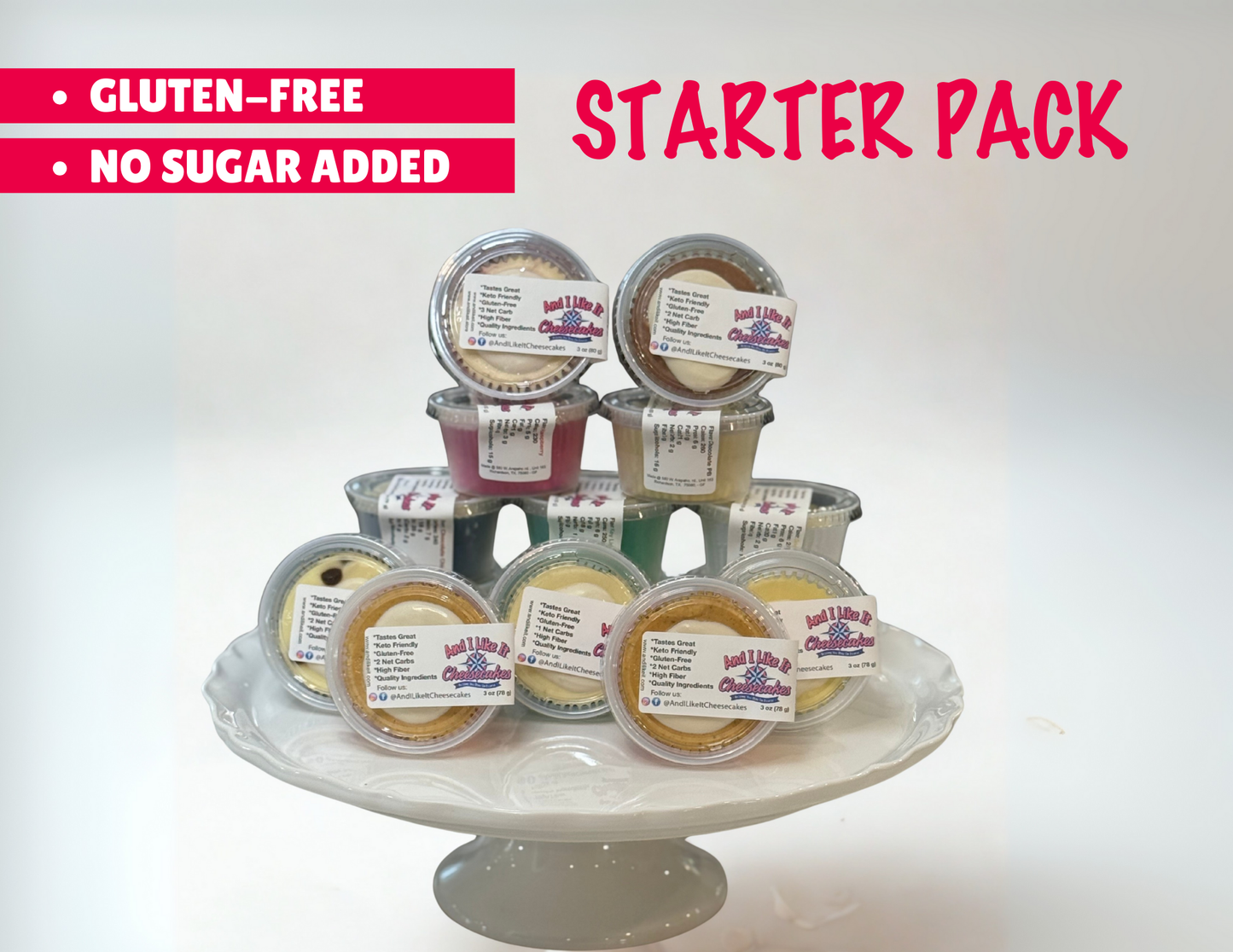 Starter 15-Pack: Premium Cheesecake Cups