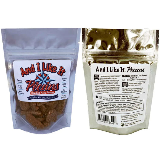 Candied Keto Pecans – 5oz